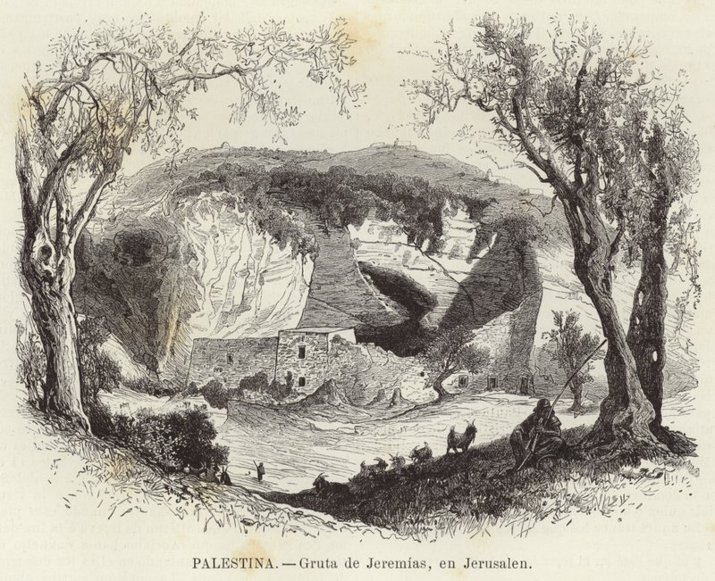 Palestina, Jeremias grotta, i Jerusalem av European School