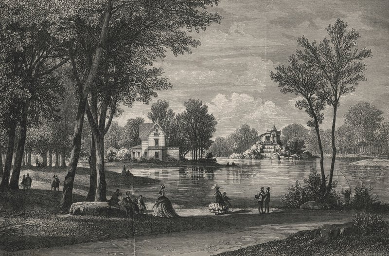Du Vesinet Park, Lake Superior (gravyr) av European School