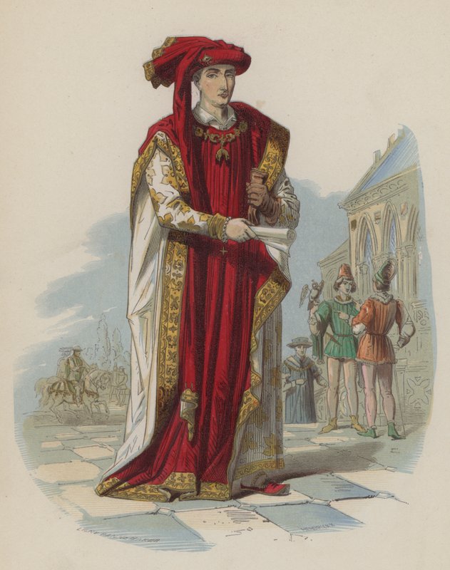 Filip den gode, hertig av Bourgogne (färgad gravyr) av European School