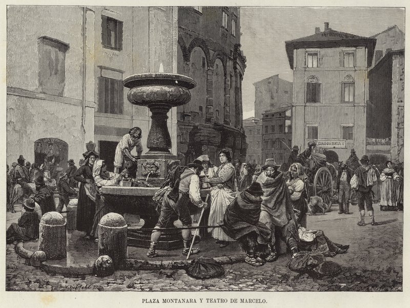 Montanara Square och Marcelo Theatre av European School