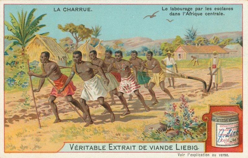 Plog, Liebig-kort, början av 1900-talet (chromo) av European School