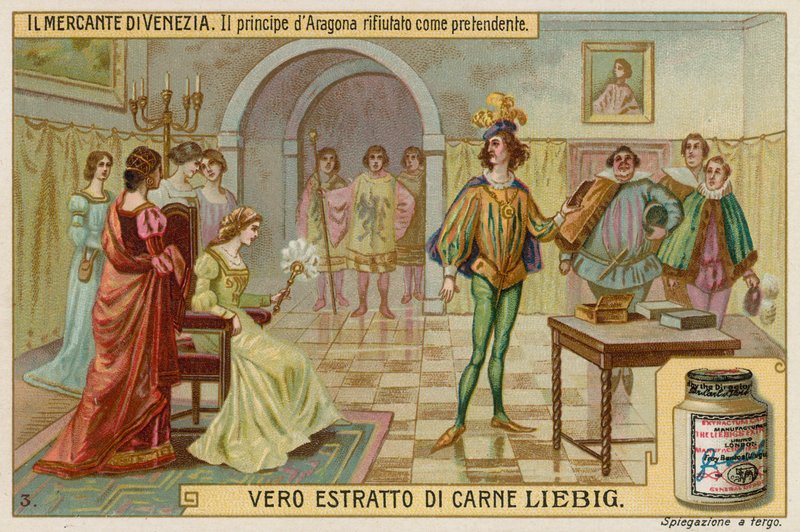Portia avvisar prinsen av Aragon som friare av European School
