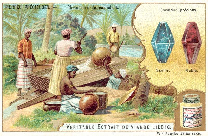 Prospektering efter safirer och rubiner (chromolitho) av European School