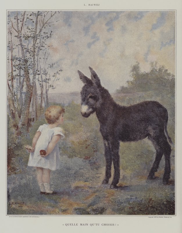Vilken hand väljer du? (Vilken hand väljer du?) (färg litho) av European School