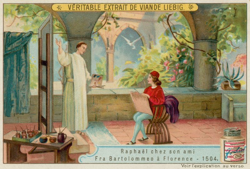 Raphael med sin vän Fra Bartolommeo av European School