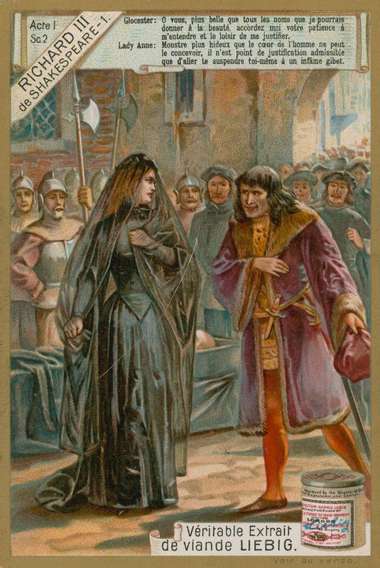 Richard III och Lady Anne av European School