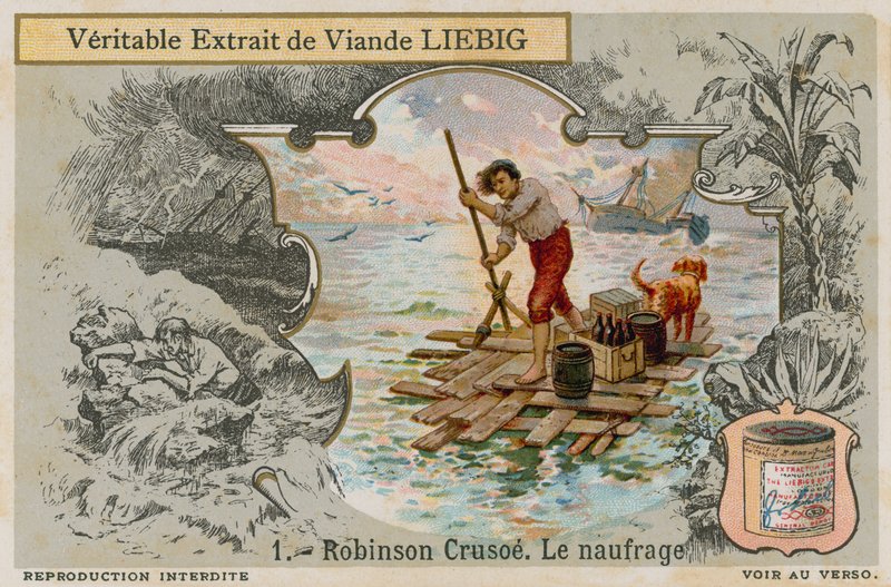 Robinson Crusoe efter skeppsbrottet av European School