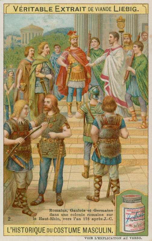Romare, galler och germaner i en romersk koloni på övre Rhen år 175 e.Kr av European School