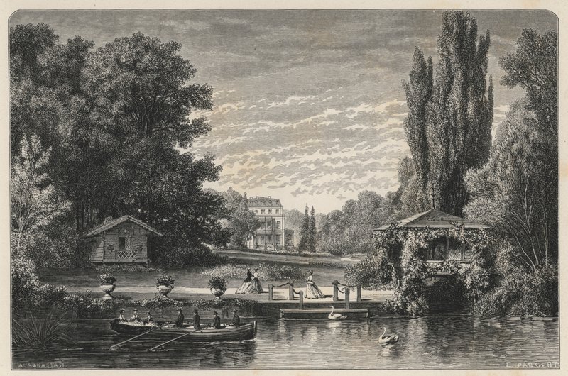 Saint-Gratien, till Mme La Princesse Mathilde (gravyr) av European School
