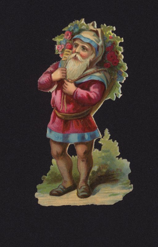 Jultomten / Jultomten (chromolitho) av European School