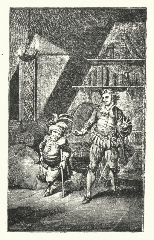 Scen från Der krumme Teufel (Den haltande djävulen), den första operan av Joseph Haydn (gravyr) av European School