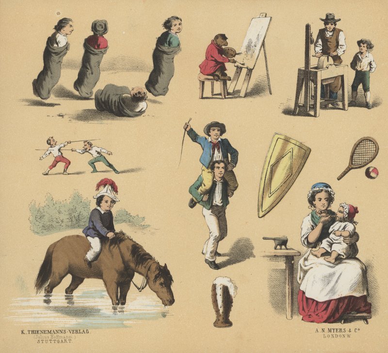 Scraps för ungdomar (färg litho) av European School