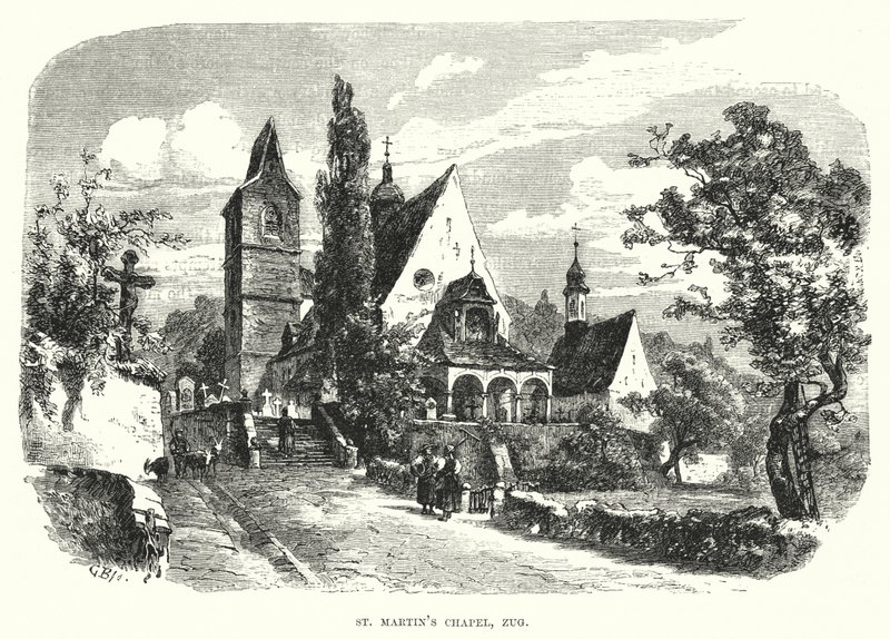St Martins kapell, Zug (gravyr) av European School