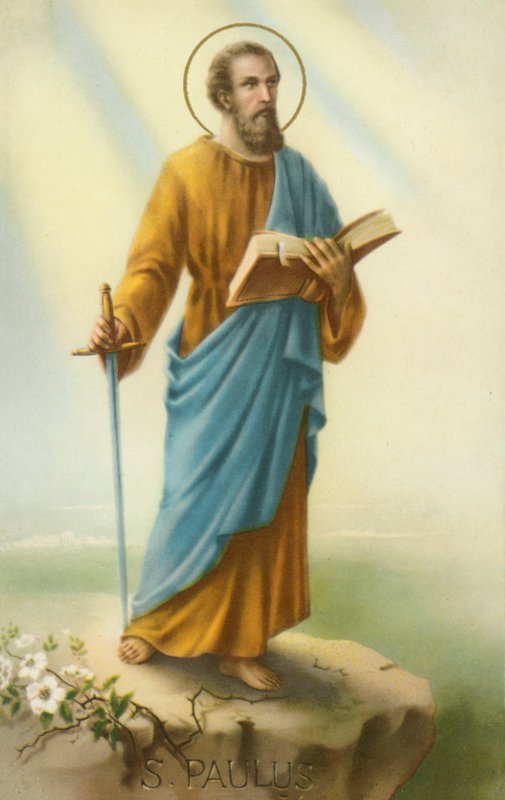 St Paul (färglitografi) av European School