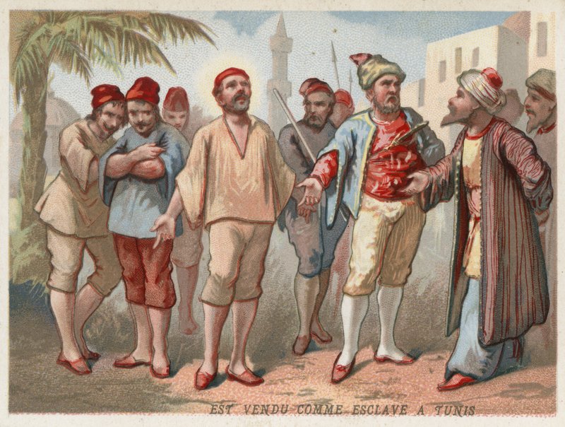 St Vincent de Paul såldes som slav i Tunis av European School
