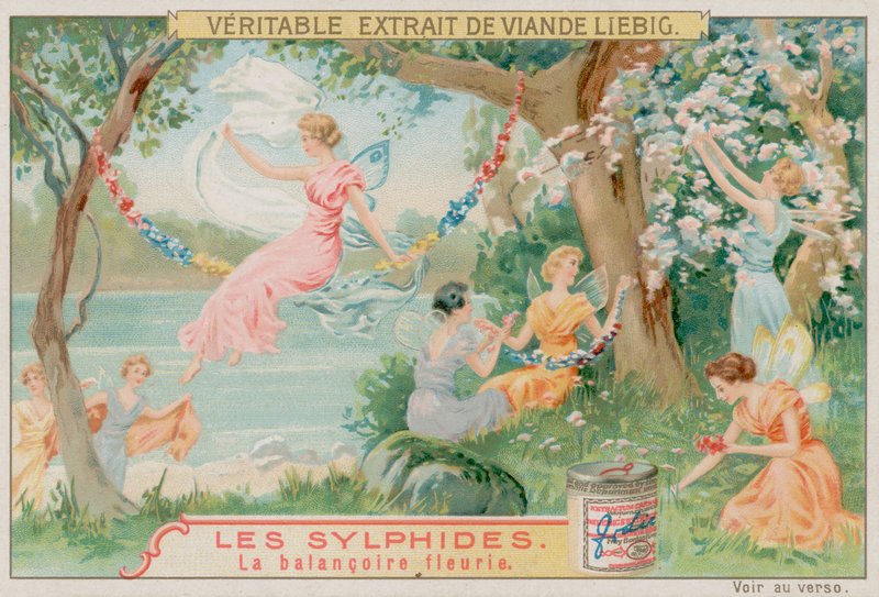 Sylfer och en blomstergunga av European School