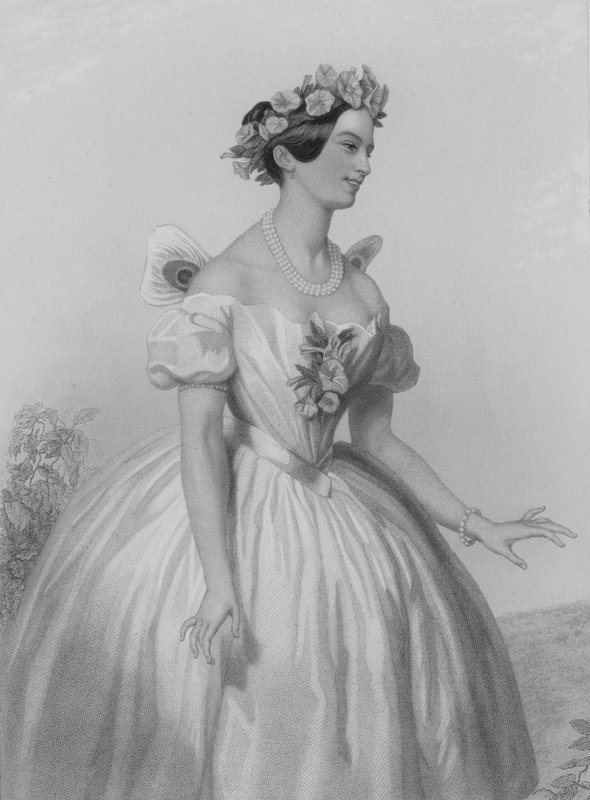 Taglioni, La Sylphide (gravyr) av European School