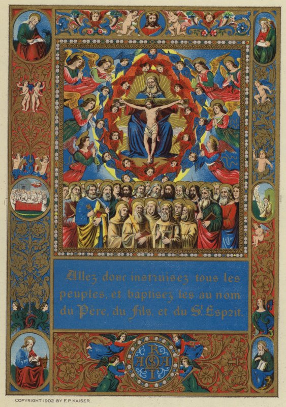 The Church Militant (färglitografi) av European School
