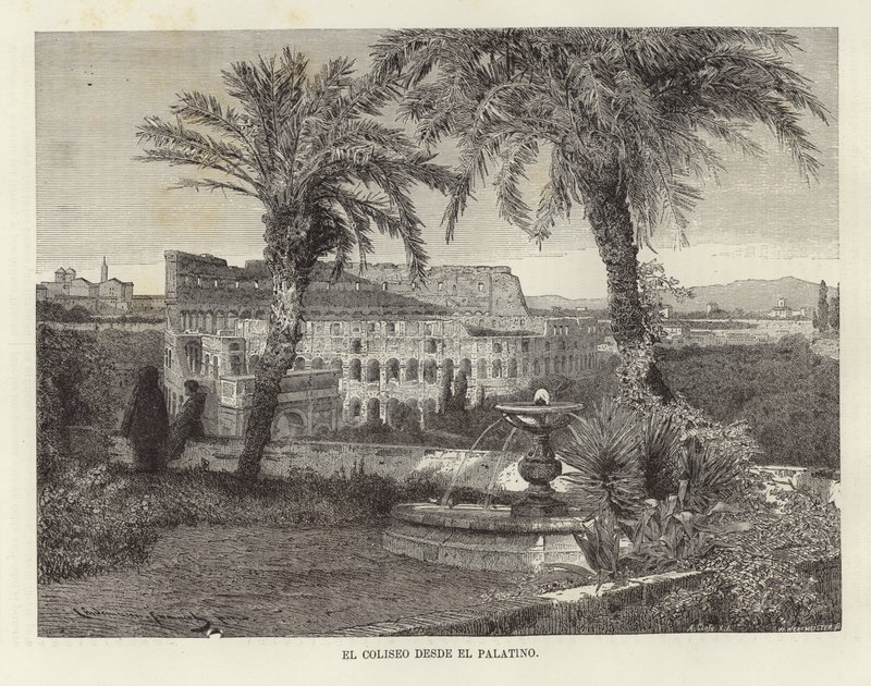 Colosseum från Palatinen av European School