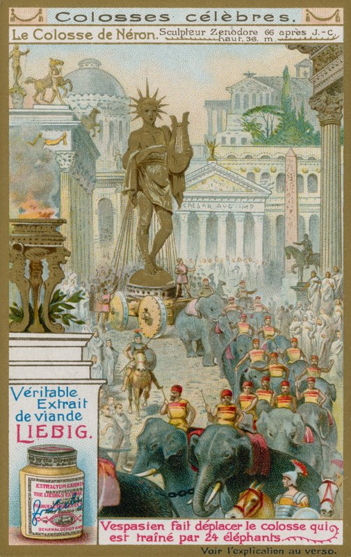 The Colossus of Nero, av skulptören Zenodore, 66 AD av European School