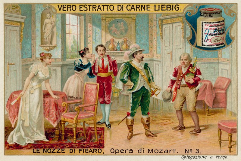 Greven, grevinnan, Figaro och Susannah, och trädgårdsmästaren Antonio av European School