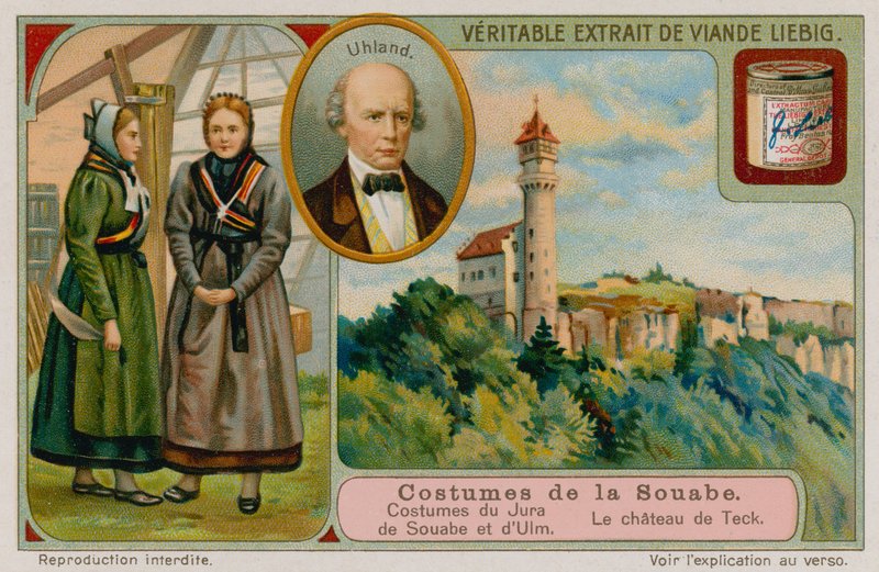 Kläderna av Jura och Ulm, Ludwig Uhland och Castle Teck av European School