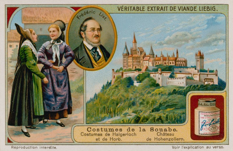 Haigerloch och Herbs kläder, Friedrich List och Hohenzollerns slott av European School
