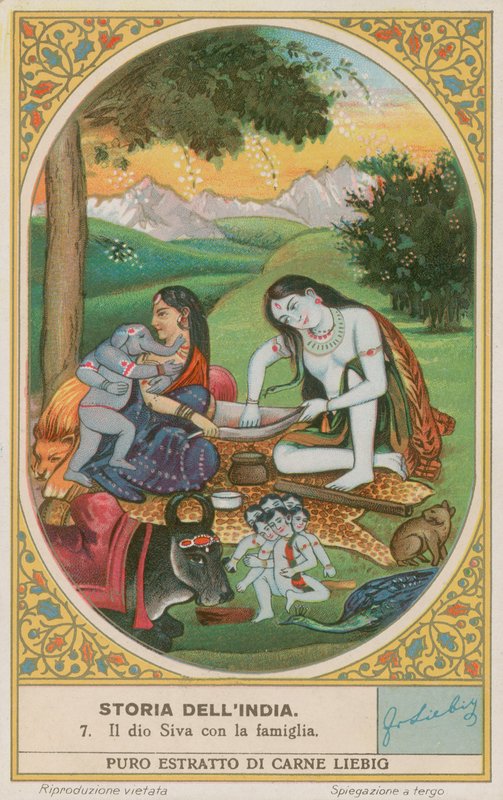 Guden Shiva och hans familj av European School