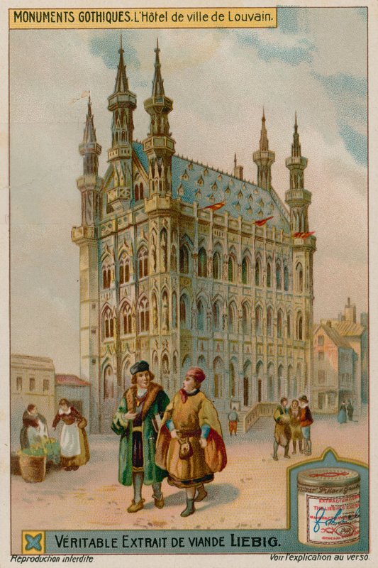 Rådhuset i Leuven i Belgien av European School