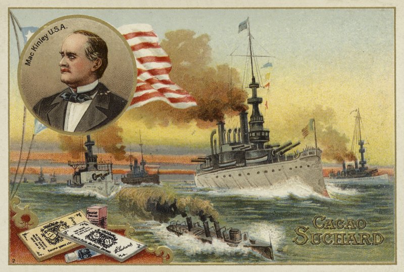 William McKinley, USA:s president, spansk-amerikanska kriget, 1898 av European School