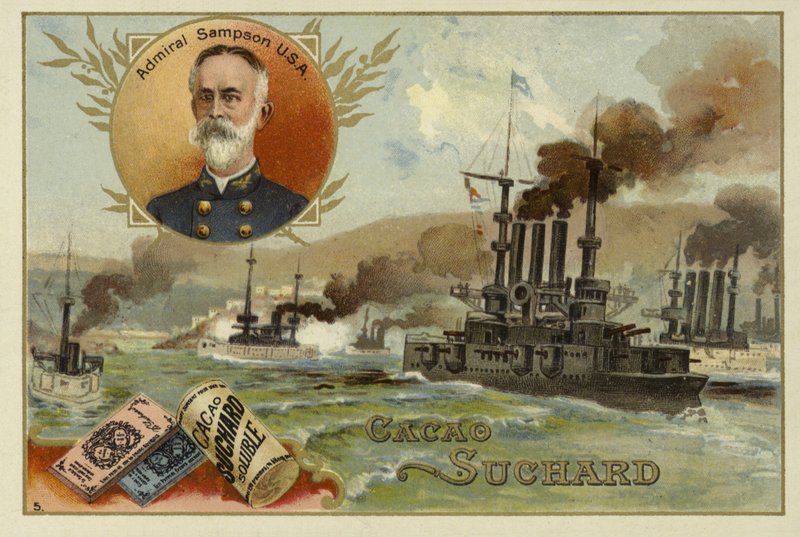 William Sampson, amerikansk amiral, spansk-amerikanska kriget, 1898 av European School