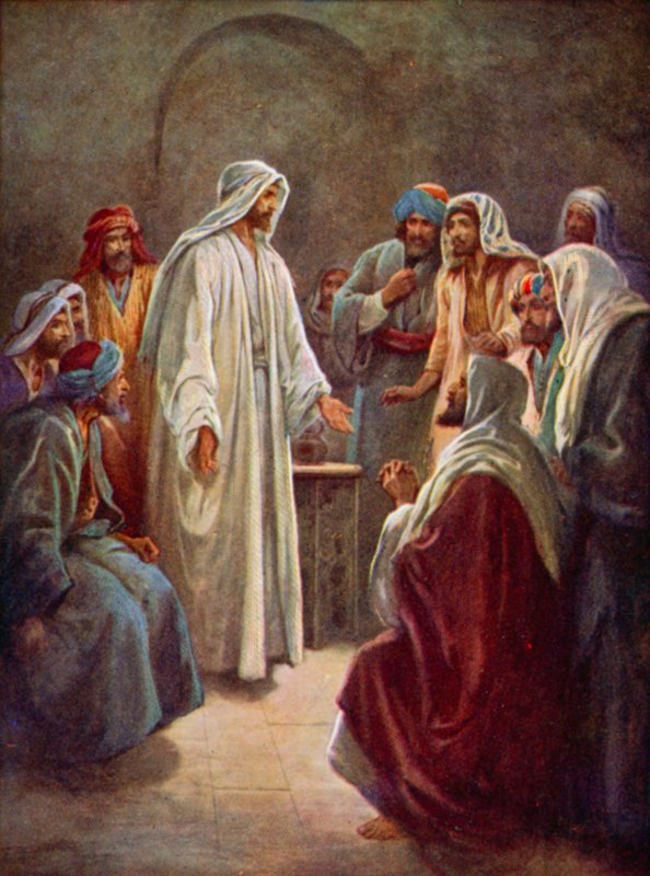 The Risen Lord (färg litho) av Evelyn Stuart Hardy