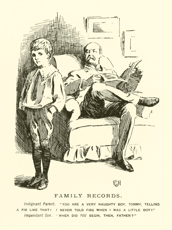 Familjeregister (gravyr) av Everard Hopkins