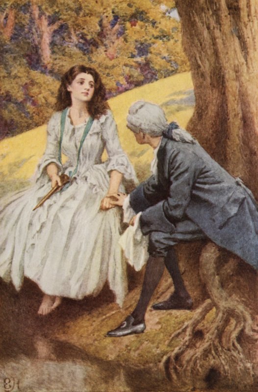 Illustration för A Sentimental Journey av Laurence Sterne av Everard Hopkins