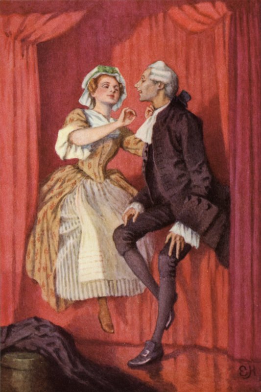 Illustration för A Sentimental Journey av Laurence Sterne av Everard Hopkins