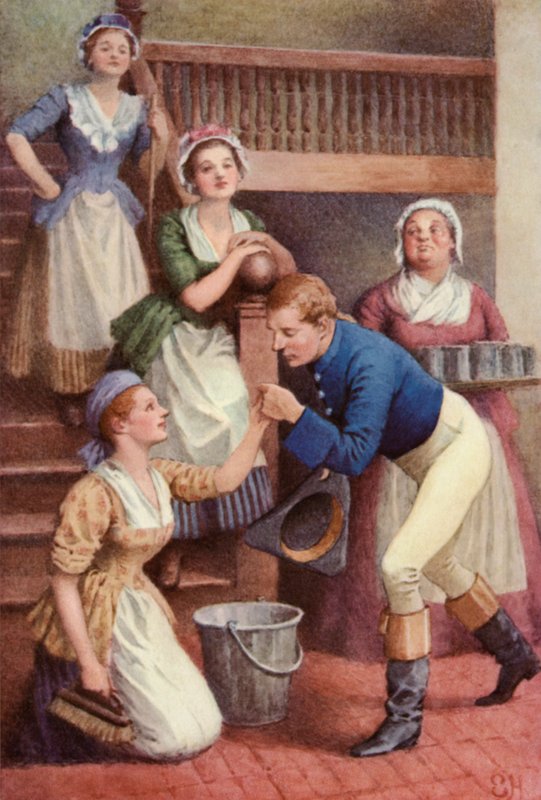 Illustration för A Sentimental Journey av Laurence Sterne av Everard Hopkins