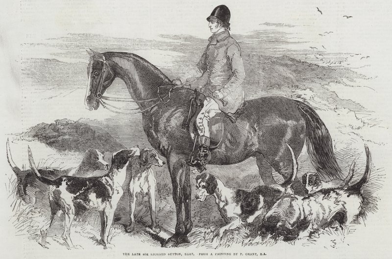 Den avlidne Sir Richard Sutton, baronet av F. Grant