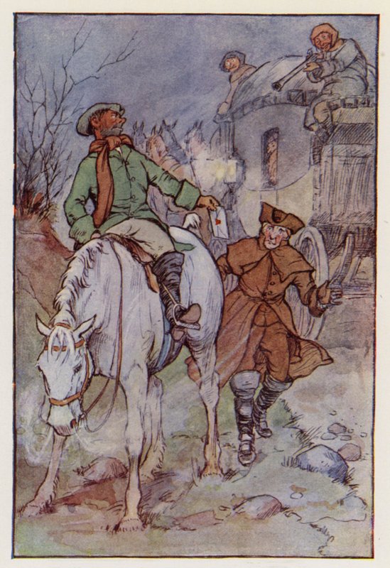 Illustration till En berättelse om två städer av Charles Dickens (färglitografi) av F. M. B. Blaikie