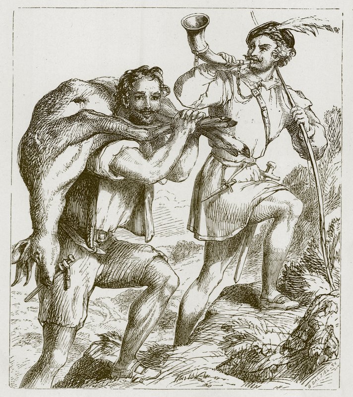 Robin Hood och Little John av F. Tayler