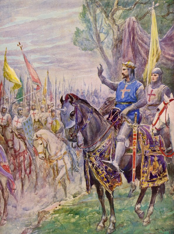 La Gerusalemme Liberata av Torquato Tasso: Canto 1, strof 35 (färglitografi) av Fabio Fabbi