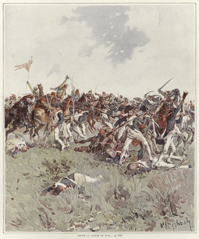 En strid under det franska revolutionskriget av Felicien baron de Myrbach Rheinfeld