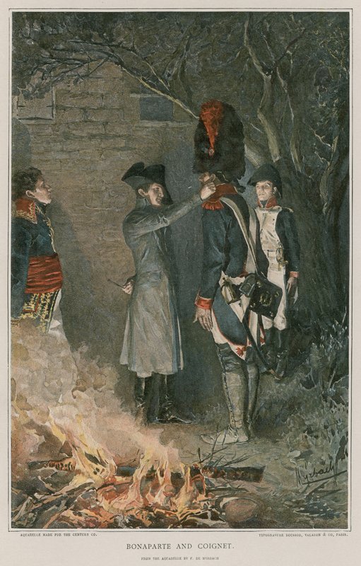 Bonaparte och Coignet av Felicien baron de Myrbach Rheinfeld