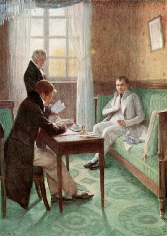 Napoleon i St Helena av Felicien baron de Myrbach Rheinfeld
