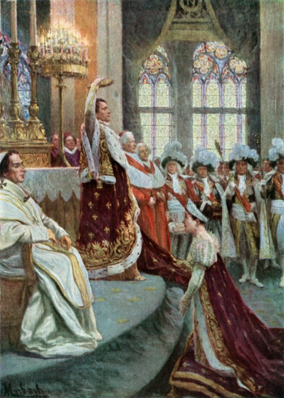 Kröningen i Notre Dame av Felicien baron de Myrbach Rheinfeld