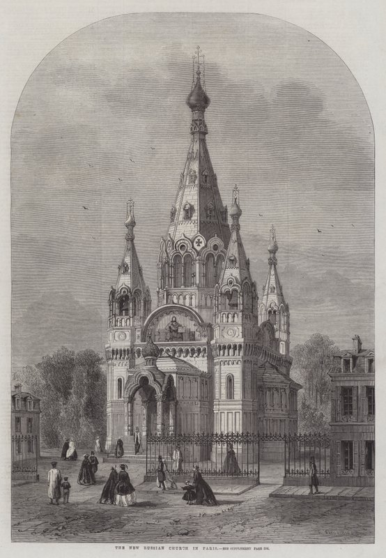 Nya ryska kyrkan i Paris av Felix Thorigny