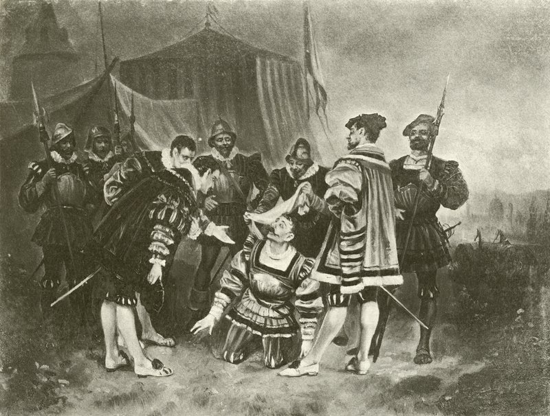Slutet gott allting gott. Akt IV-Scen III (gravyr) av Felix Octavius Carr Darley