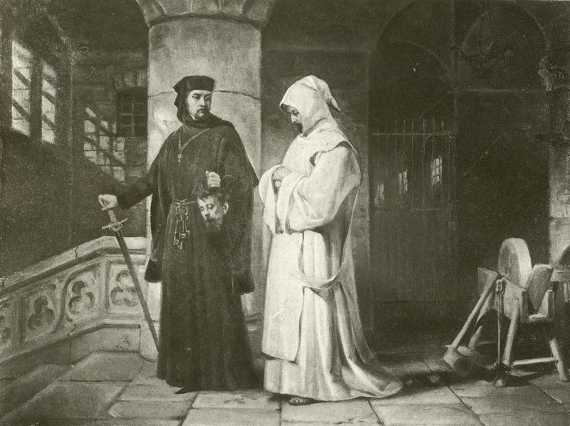 Mått för mått. Akt IV-Scen III (djuptryck) av Felix Octavius Carr Darley