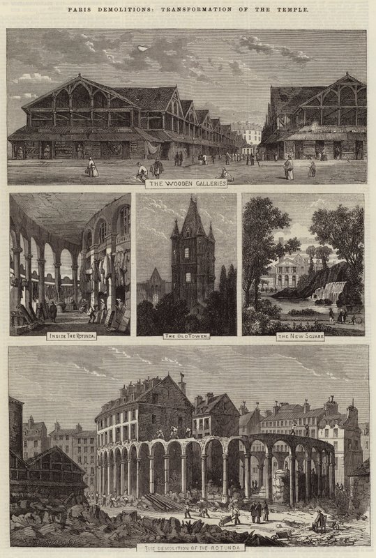Paris rivningar, omvandling av templet av Felix Thorigny
