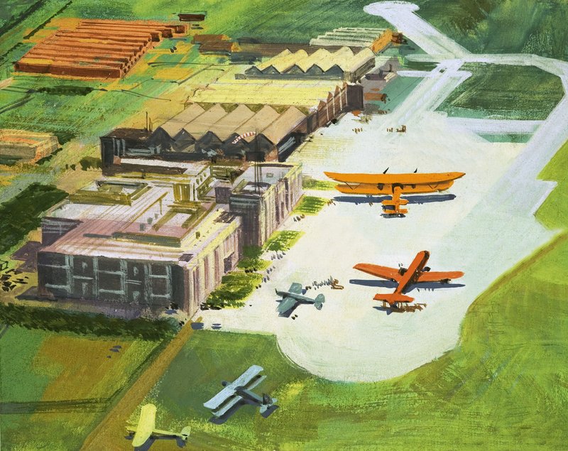 Vägen till månen: Pathfinders. En tidig flygplats av Ferdinando Tacconi