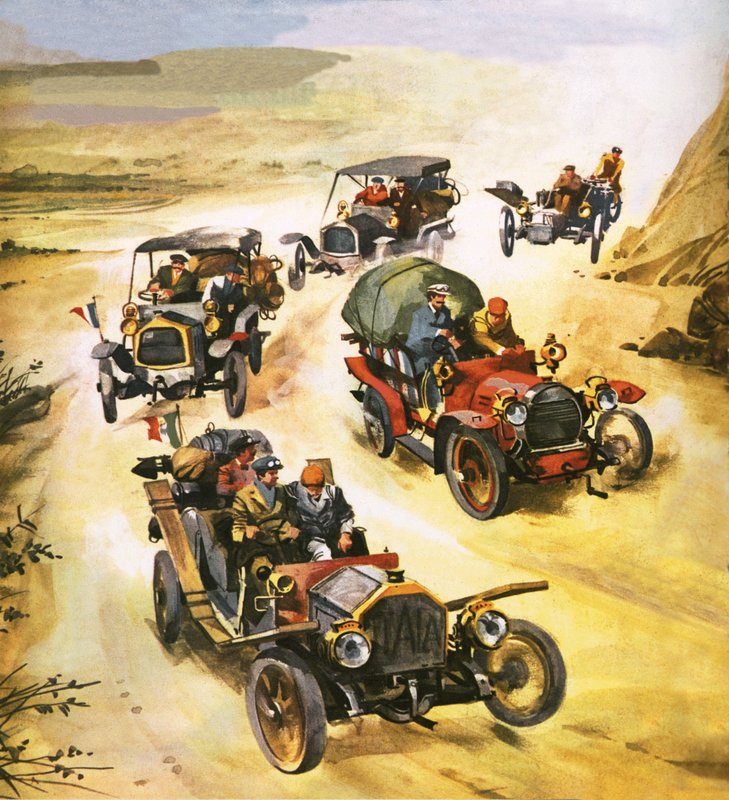 Tio tusen mils motorlopp av Ferdinando Tacconi